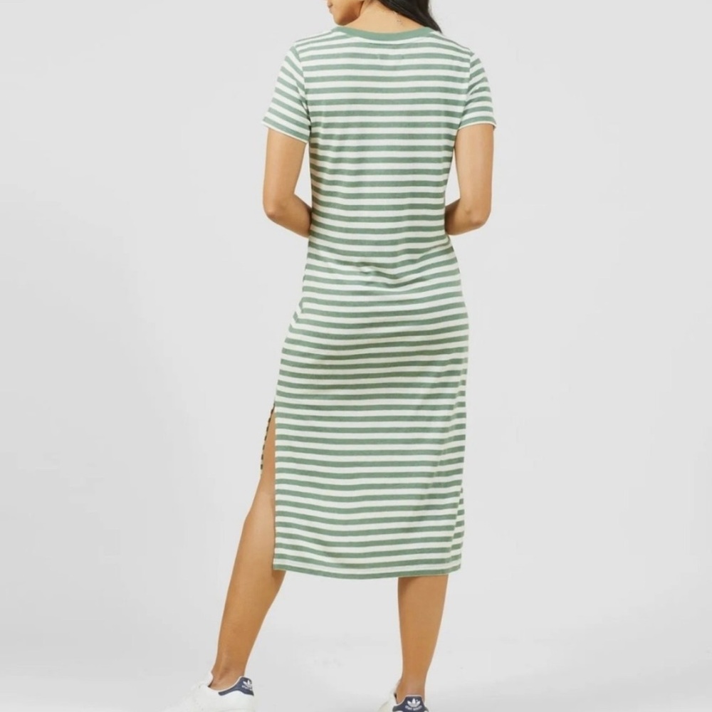 Outerknown Stripped Tee Dress - Picture 2 of 5